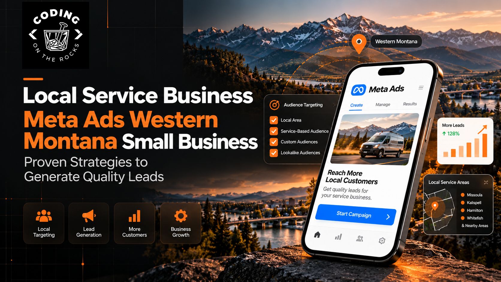 local service business meta ads western montana small business